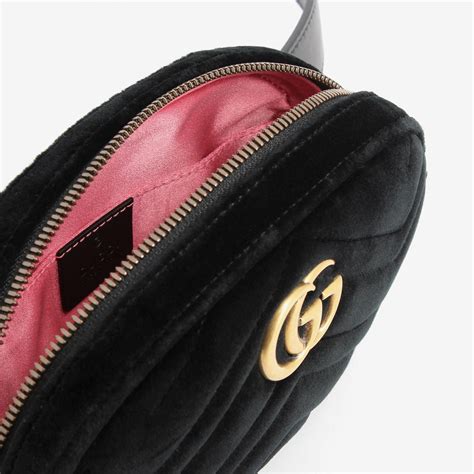 velvet gucci bags|gucci marmont belt bag velvet.